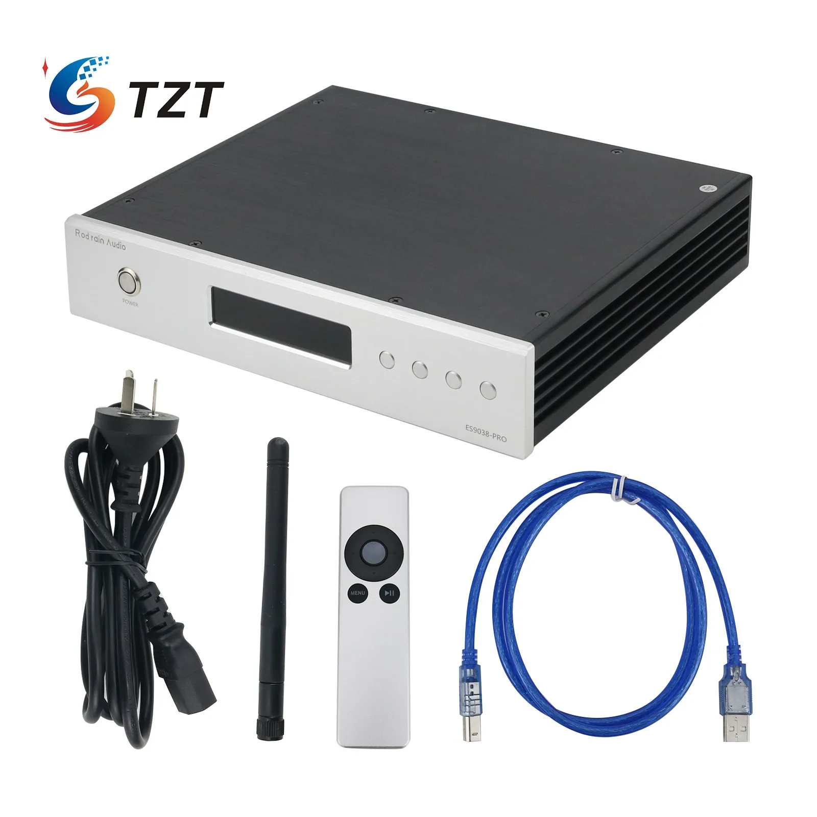 

TZT DA380 Flagship Dual-core Amplifier Decoder Fully Balanced ES9038PRO Decoder DAC Amp Bluetooth 5.1-Standard Version