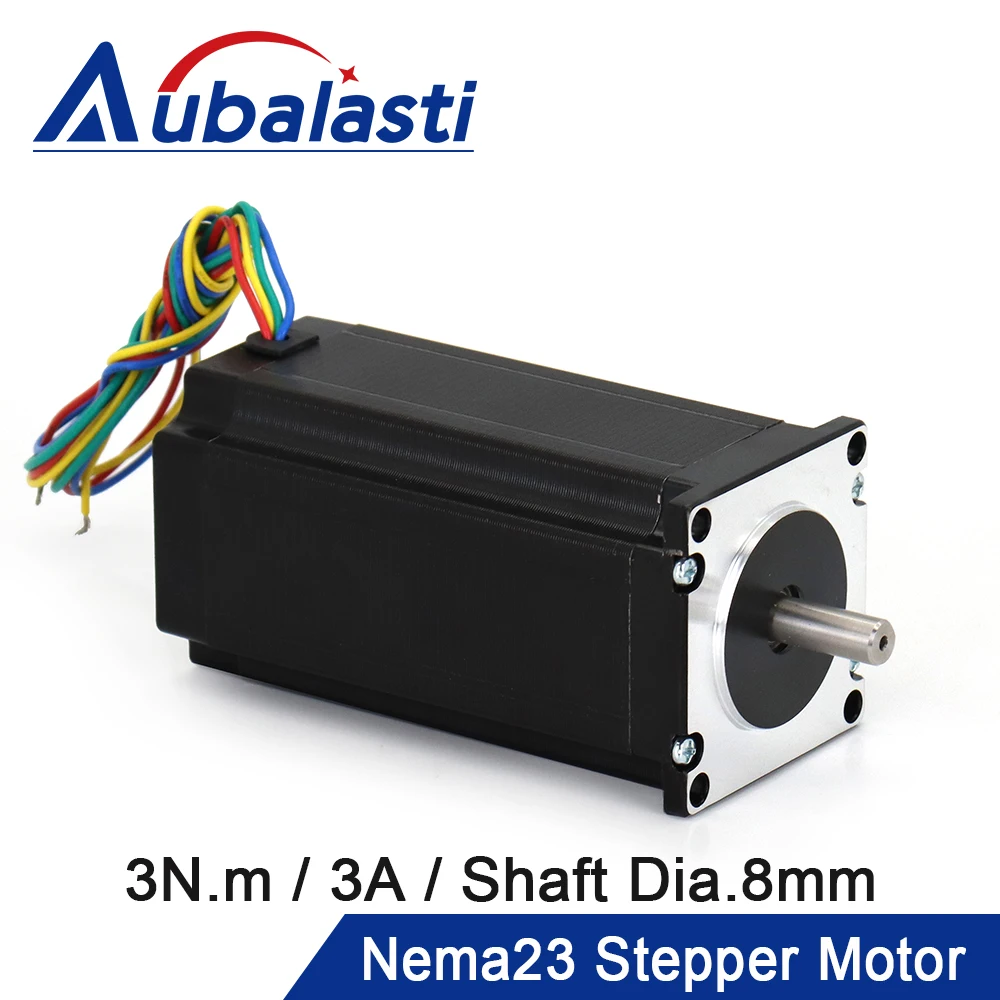 

Aubalasti NEMA23 Stepper Motor 57x112mm 4-lead 3A 3N.m For 3D Printer for CNC Engraving Milling Machine