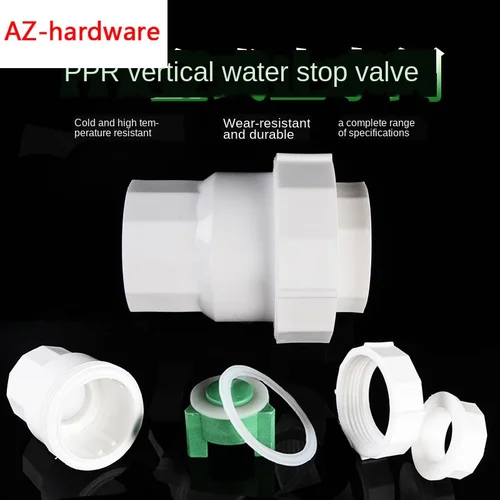 Imagen 2 del producto Válvula de retención vertical PPR, 4 minutos, 6 minutos, 1 pulgada, 20/25/32/40/50/63 PPR