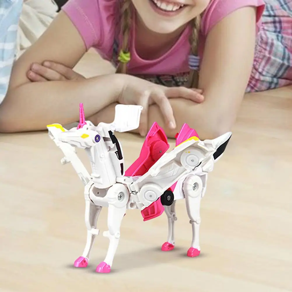 Hello Carbot Unicorn Mirinae Prime Unity Series Transformation Transforming Action Figure Robot Vehicle Car Toy For Children