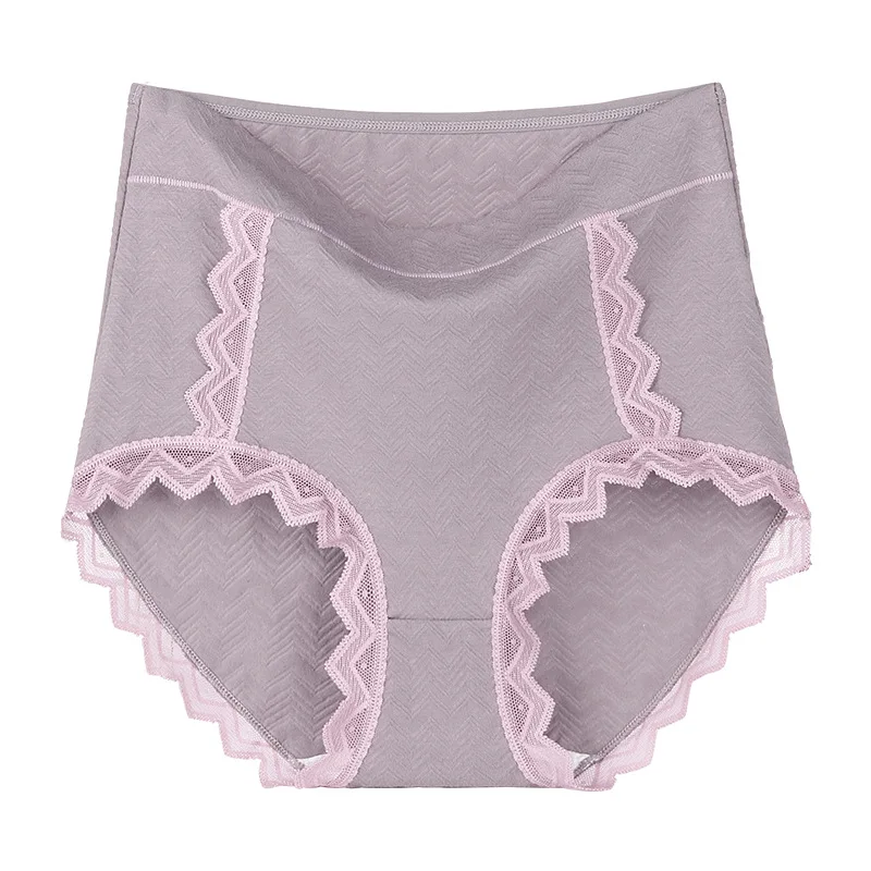 3pcs Panties for women  6XL big size fat  pure cotton anti-bacterial high waist for middle-aged and elderly women cotton shorts