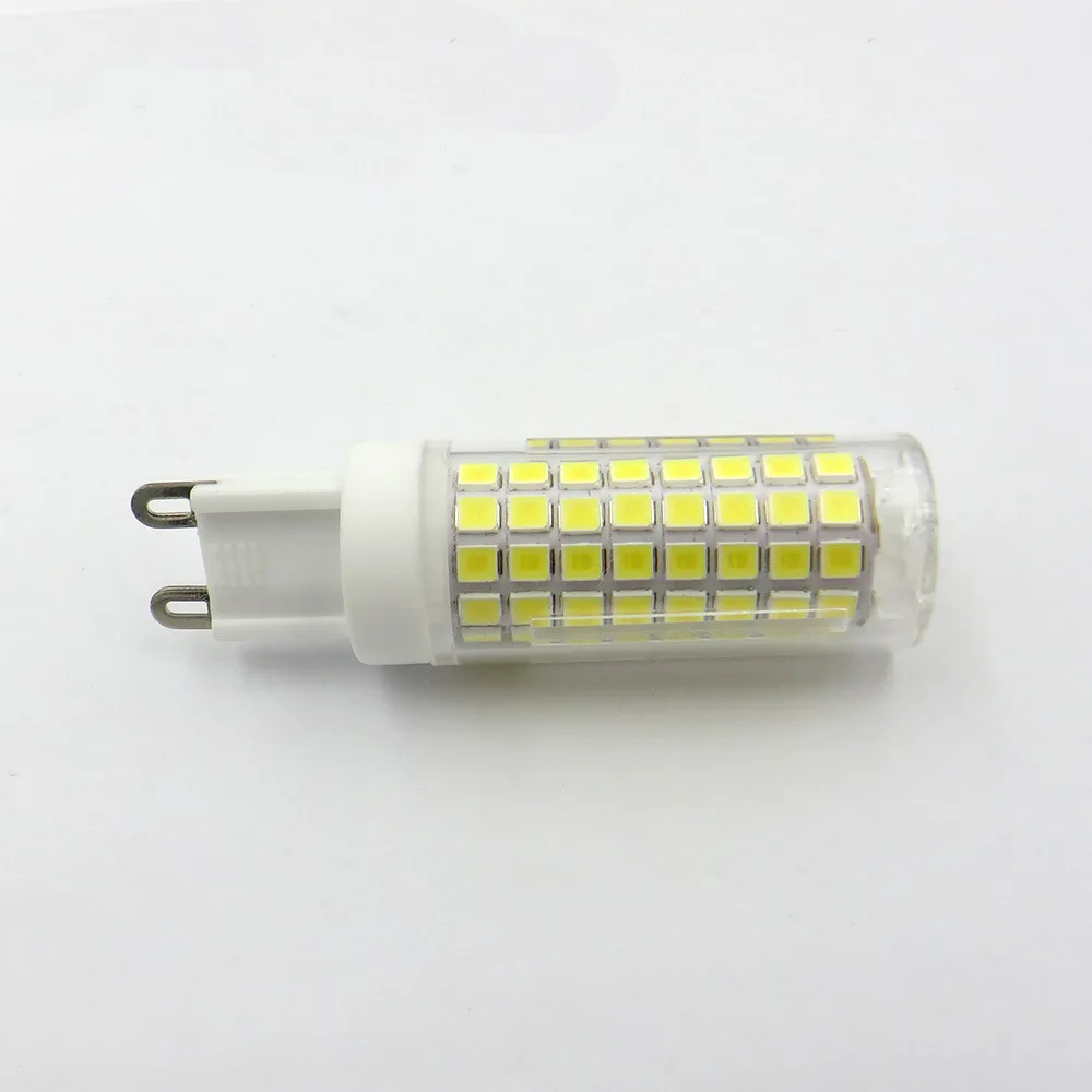 Imagem -03 - Pode Ser Escurecido g9 E11 E12 E14 E17 Ba15d g4 Gy6.35 g8 Lâmpada Led Mini Milho Lâmpada Lustre de Cristal Luzes 10w 102 Leds Peças 110v 220v