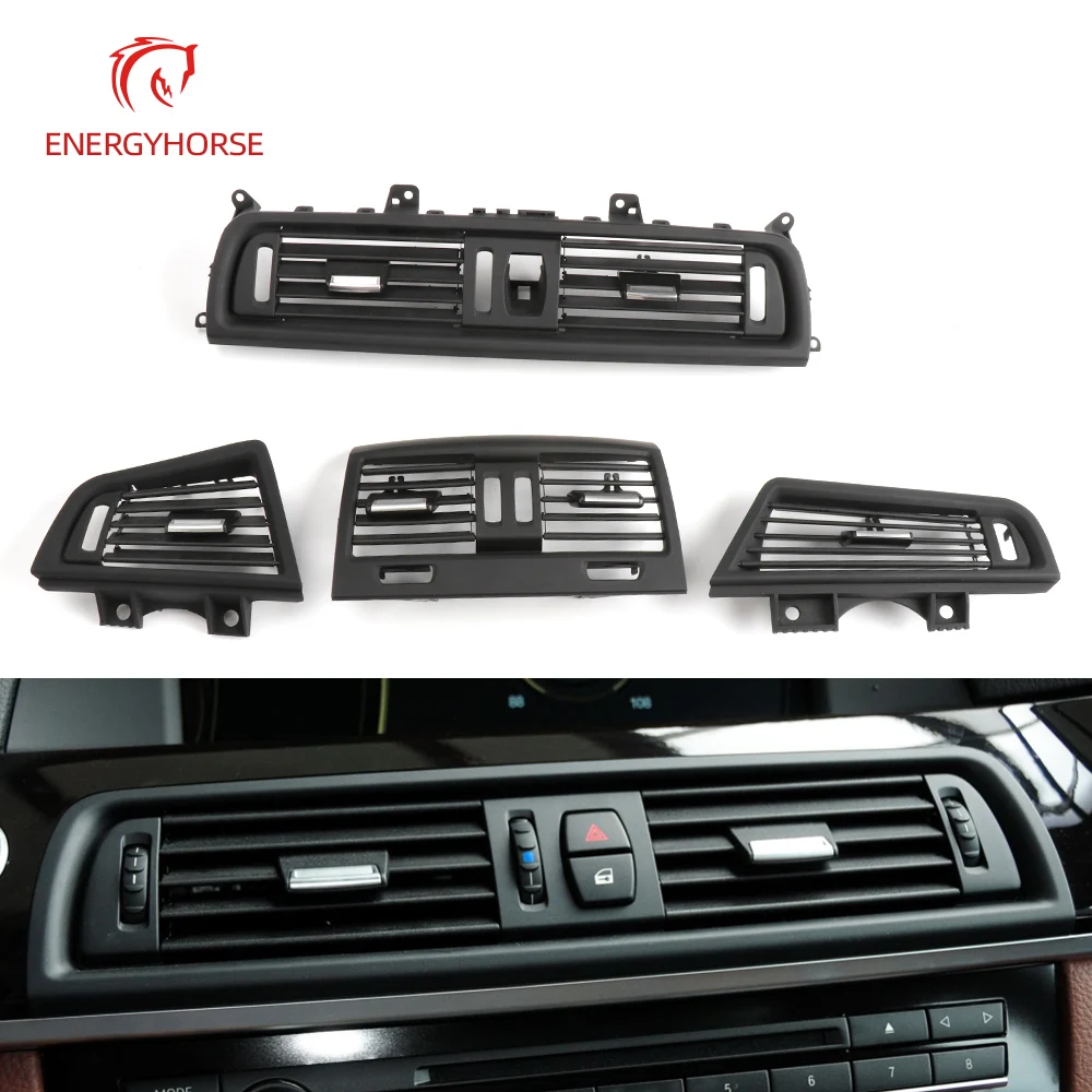 Z przodu samochodu rząd centrum/w lewo/w prawo/tylna boczna klimatyzator kratka wentylacyjna A/C wiatr Panel gniazda pokrowiec na BMW serii 5 F10 F11