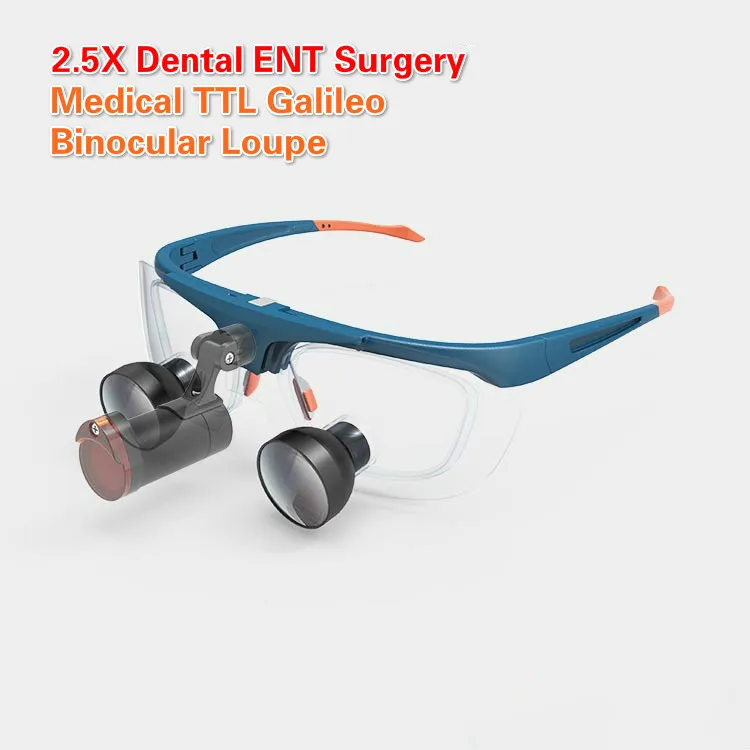 2.5X Dental ENT Surgery Medical TTL Galileo Binocular Loupe Surgical Kepler Magnifier for Medical Operation Cosmetic Surgery