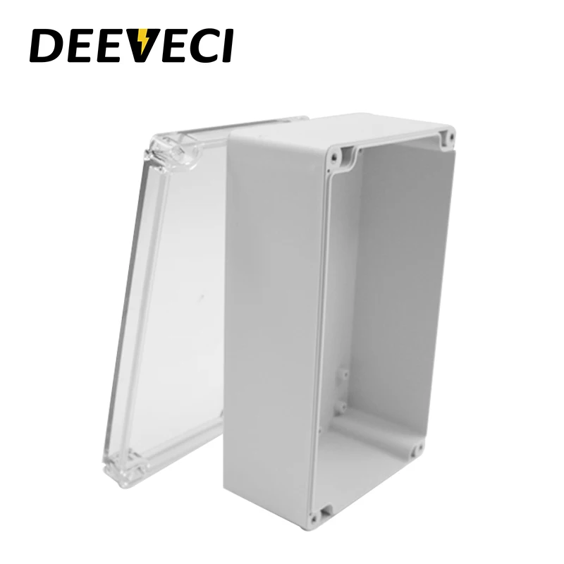 Transparent Waterproof Outdoor Enclosure Plastic Box Electronic Project  Case Instrument  Electrical Box Junction Box Housing