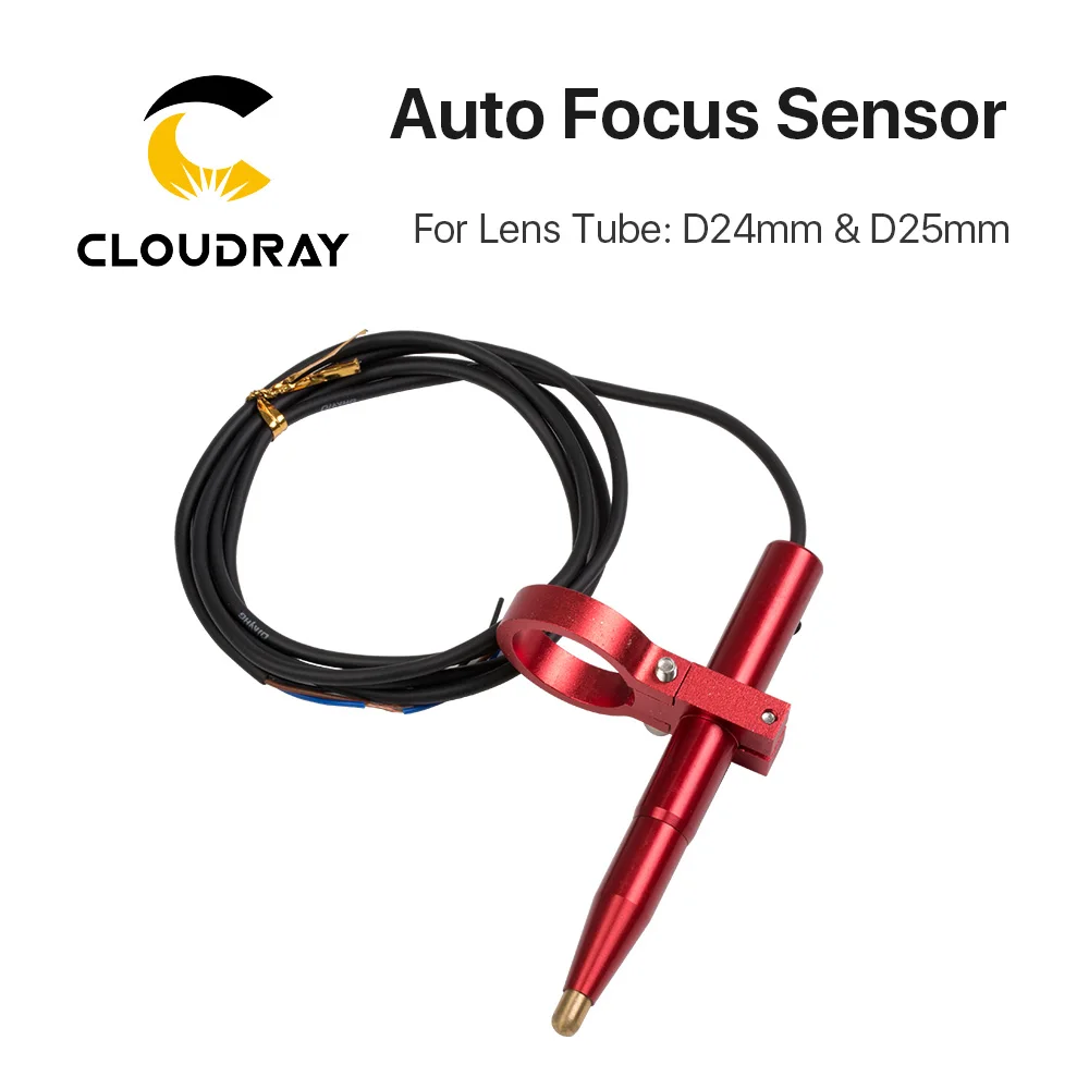 Cloudray Auto Focus czujnik ogniskowania oś Z do automatycznej zmotoryzowanej maszyny do grawerowania laserowego CO2 z podwyższonym stołem
