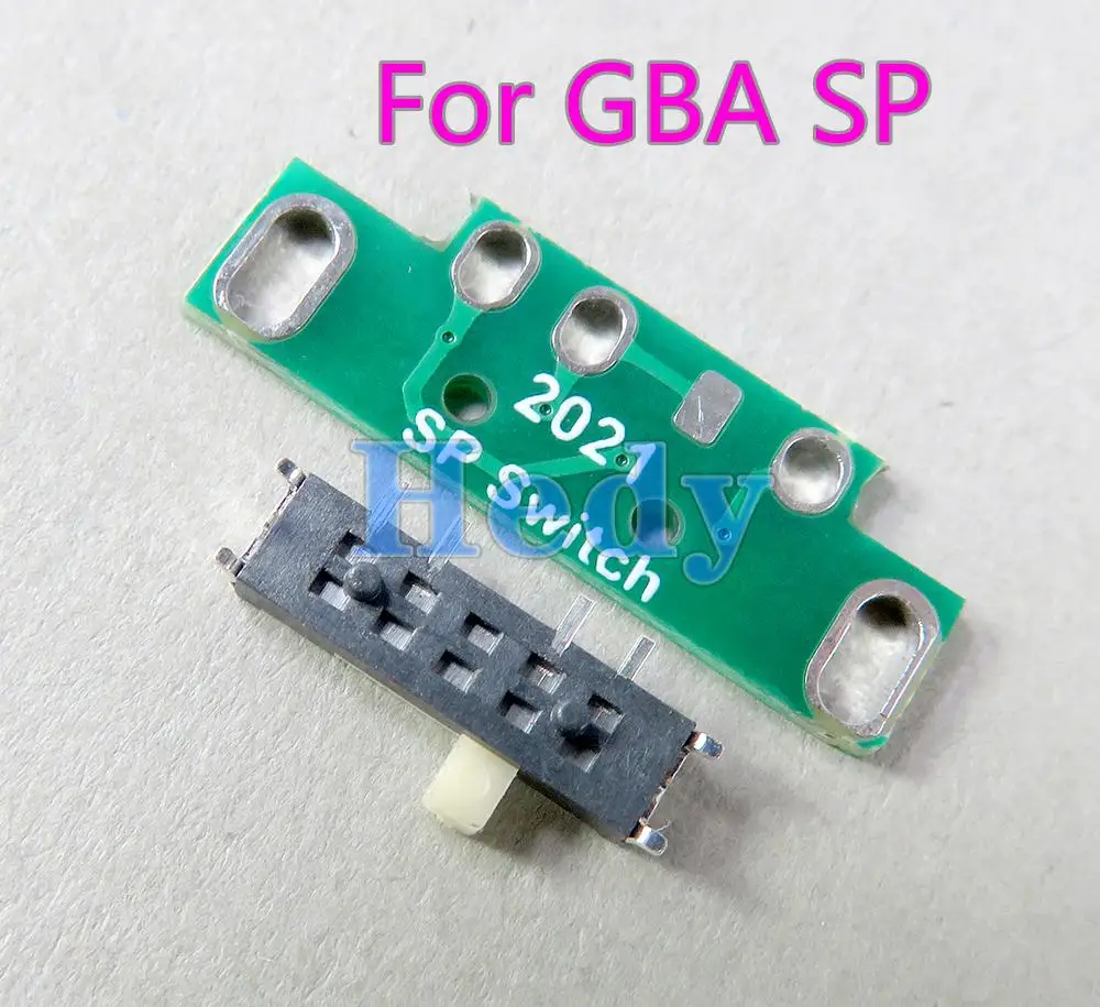 10sets OEM For GBA SP ON OFF New on off power switch Board for GBA SP game console repair Replacement Power Switch