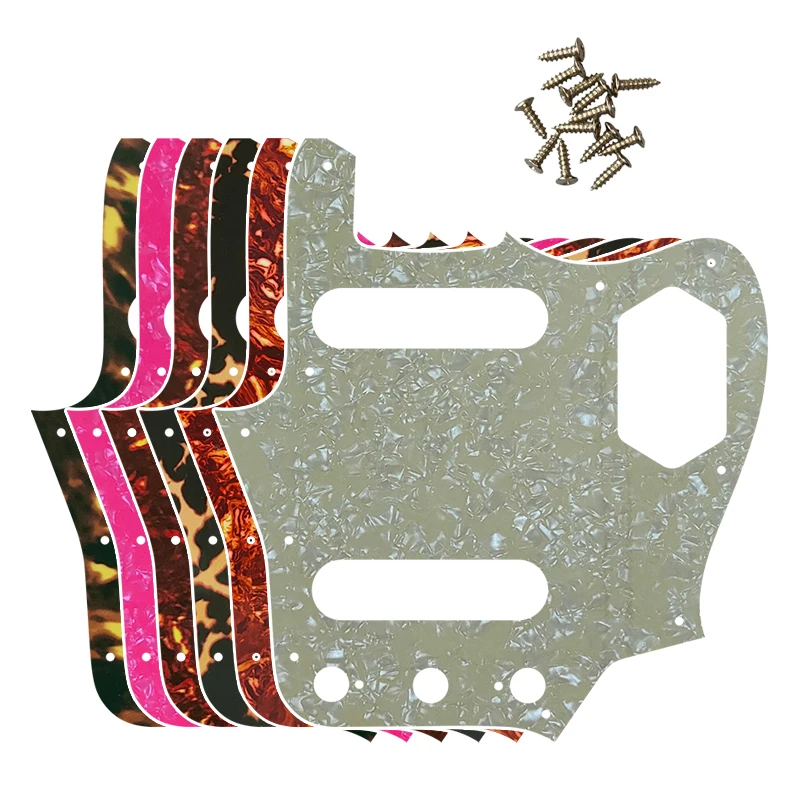 

Детали для гитары Xin Yue на заказ, пластина для царапин-Пластина для гитары Мите ягуар, пластина для защиты от царапин, разноцветный выбор, Пламенный узор