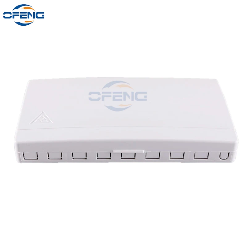 

8 ports FTTH desk box Fiber Optic Termination Protection Junction box Wall Mount Terminal panel box ABS material customized