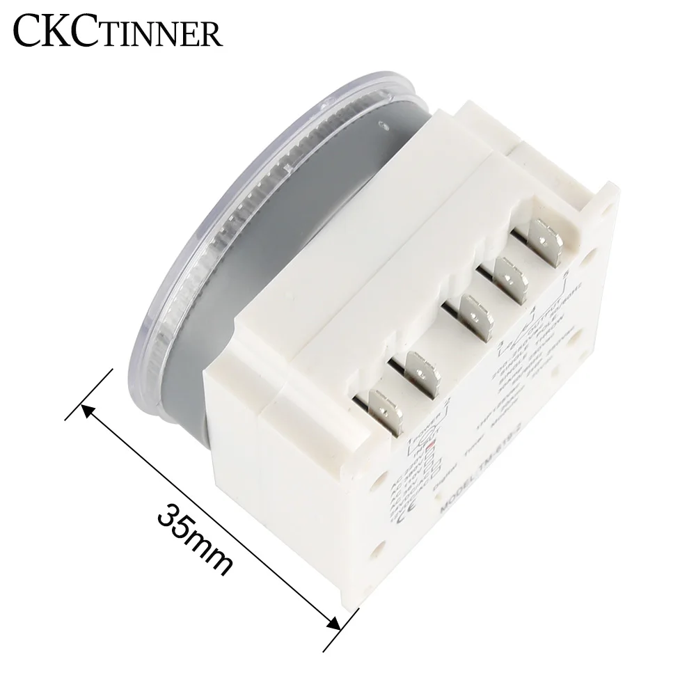 220V Timer Switch7 Days Weekly Programmable Digital Timer LCD 1.6 Inch Lighting Switch Inside Battery with Dustproof Cover