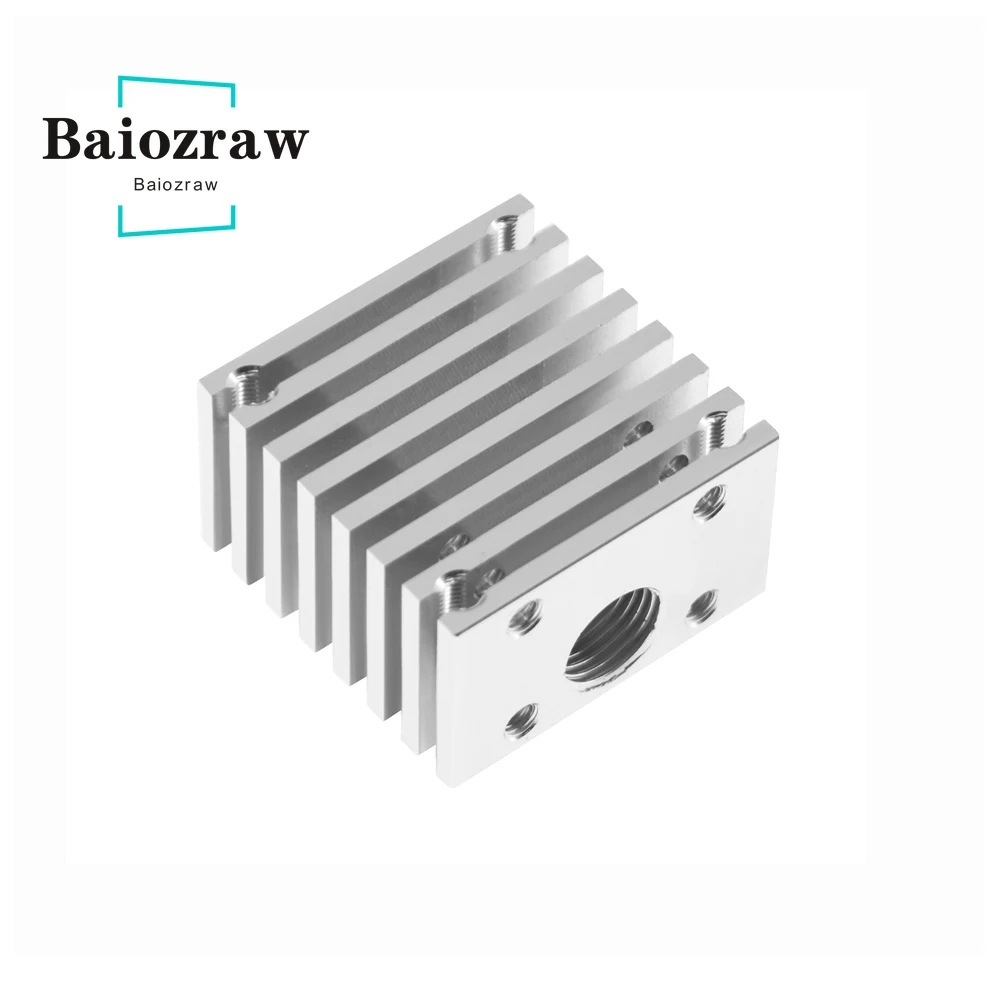 Hot End Radiator Aluminium Alloy Long Distance for E3D 1.75mm All-metal Single/double Head Extrusion Radiator 3D Printer Parts