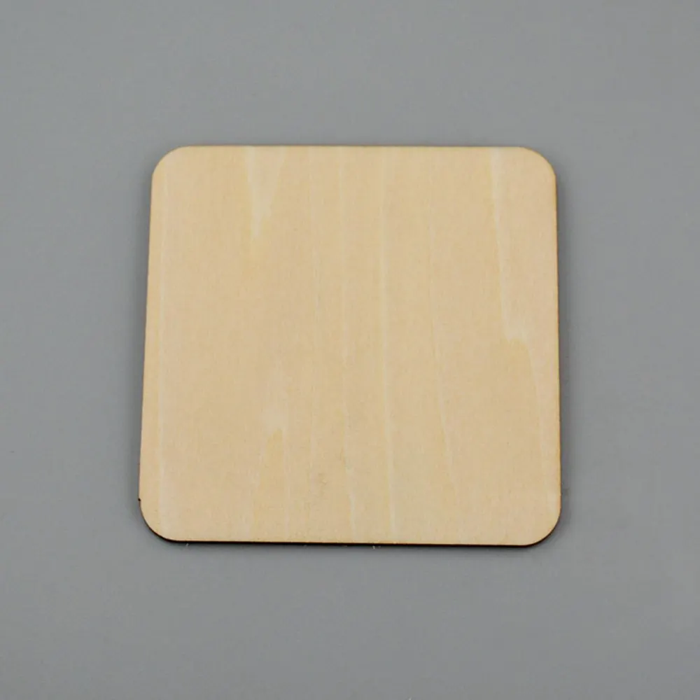 30/20/10/8/6/5/2/cm.Square board Wood blank tags. Indicate products. DIY tips label.baby intellectual toys 017010005