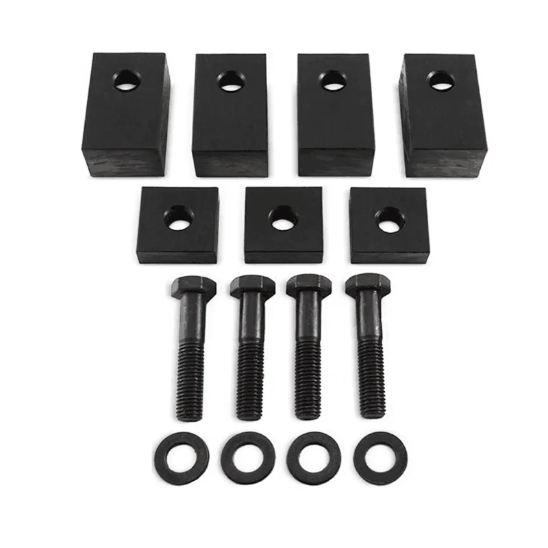 Black Rear Seat Support Recline Spacer Kit for 07-19 Jeep Wrangler JL JK Unlimited 4-Door Accessories Rear Seat Recline Kit