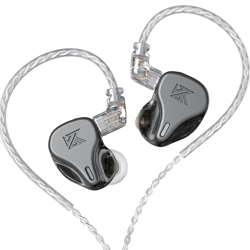 KZ DQ6 3DD Array Type HiFi In-ear Earphones with Deep Bass, Zinc Alloy Shell, Detachable 0.75mm 2Pin Cable