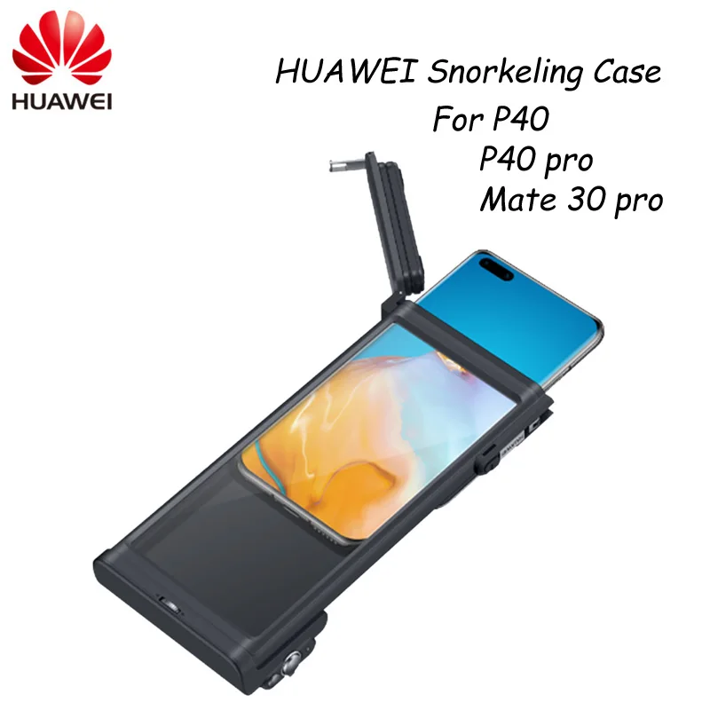 

Original Huawei P40 Pro Snorkelling Case 10 Meters 60 min Max Underwater shooting diving Waterproof Cover for p40 pro mate30 pro