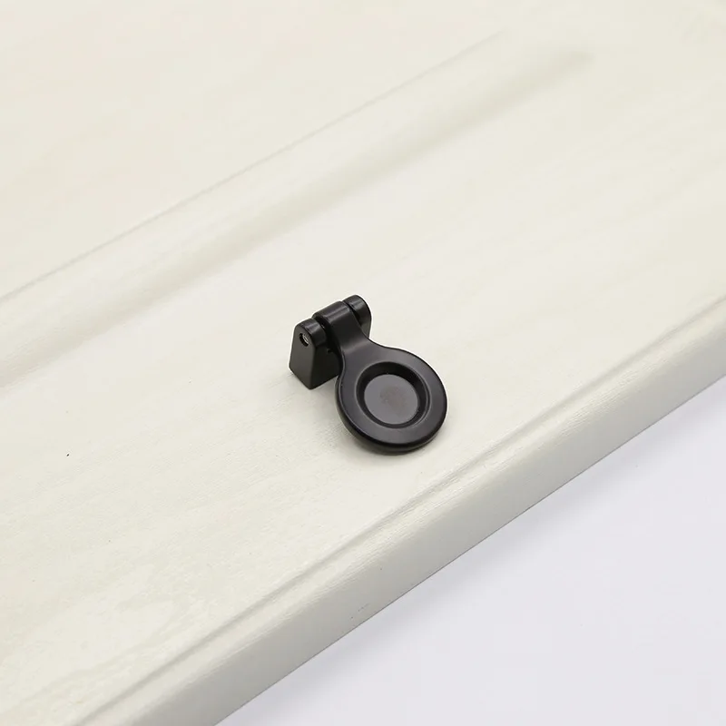 modern simple Pendant black stain nickel drawer tv cabinet bathroom cabinet knob pull bronze cupboard kitchen cabinet handle