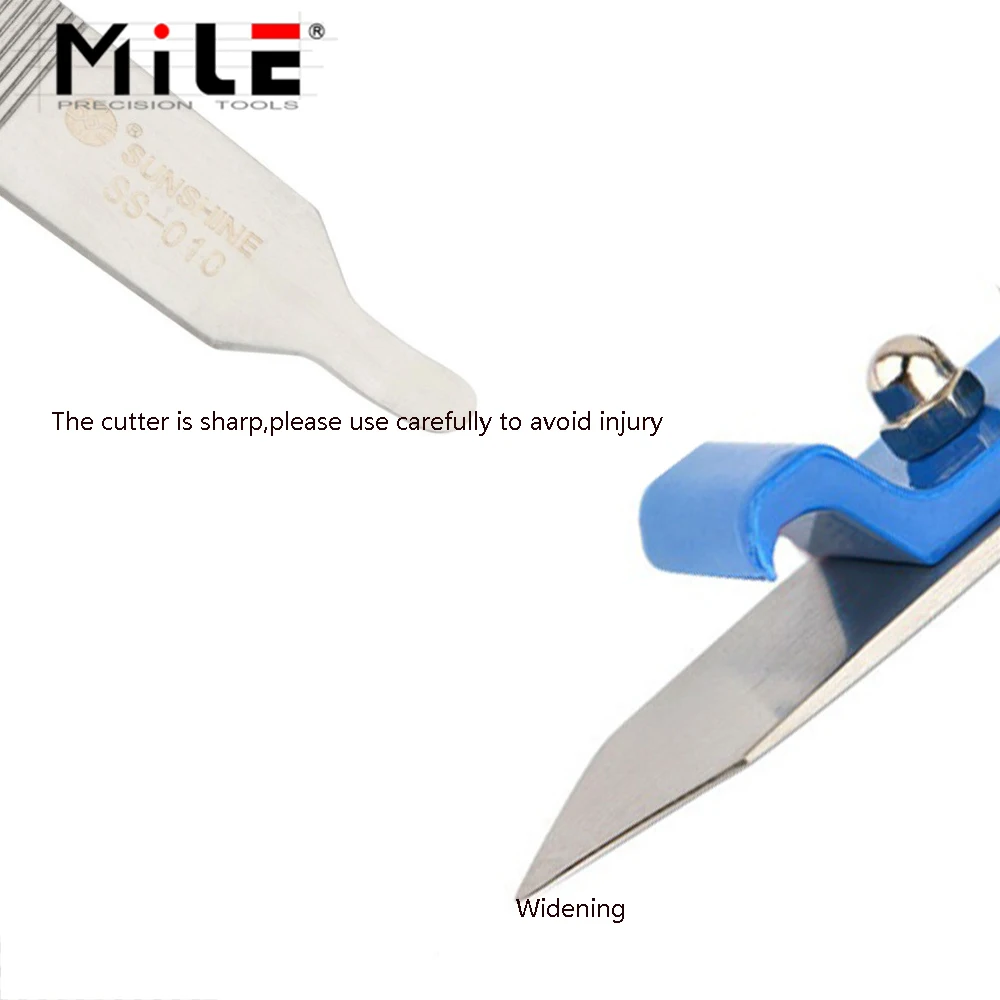MILE double extrémités réparation de téléphone en acier inoxydable démonter cadre ouvert outils pour iPhone iPad Samsung Design antidérapant Mobile