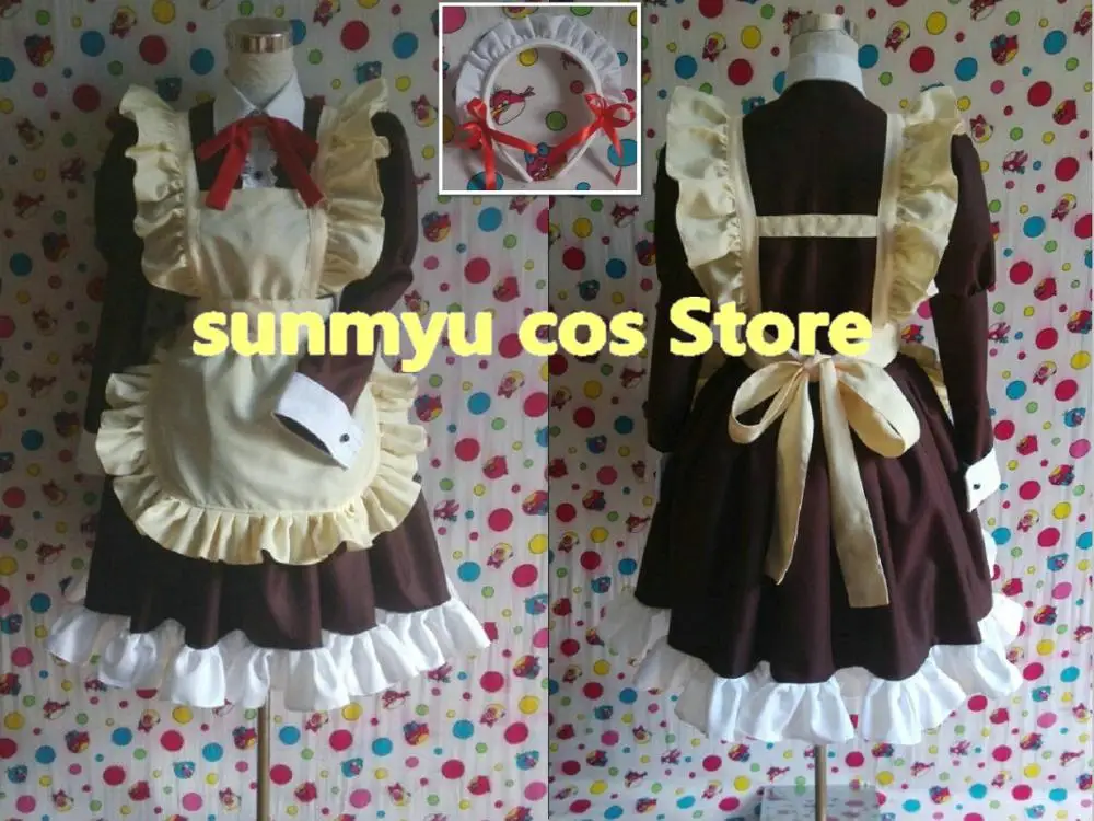 Oreimo Ore no Imoto ga Konna ni Kawaii Wake ga nai Ruri goko Kuroneko Maid Cosplay Costume,Custom Size