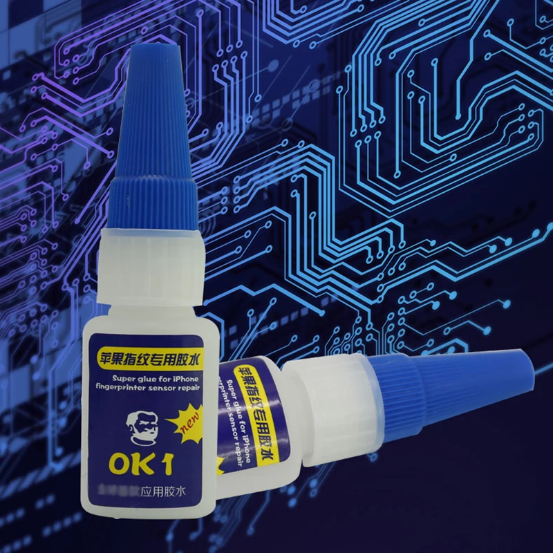 10ML OK1 Mekanik untuk iPhone 7 7P 8 8P 8 + Plus X Perbaikan Lem Pemeliharaan Sidik Jari Tombol Pengerjaan Ulang Ponsel Lem Utama