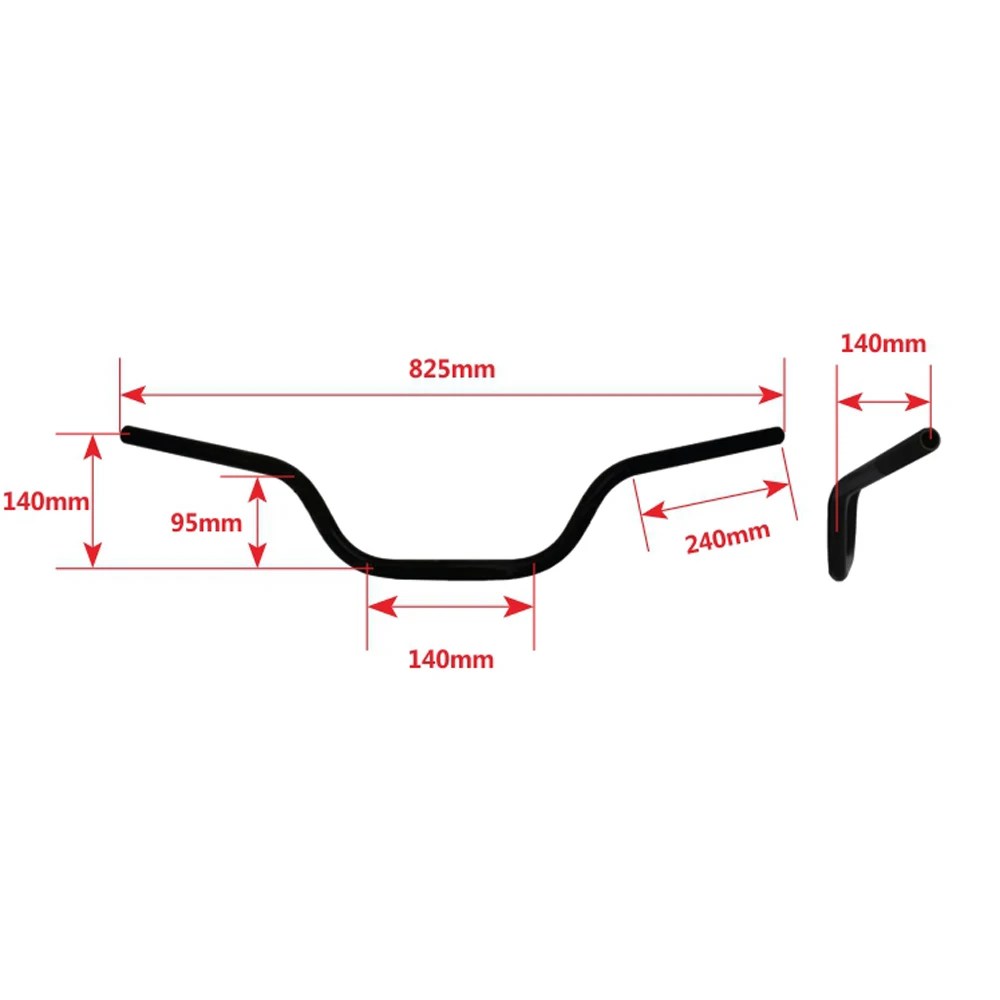 ユニバーサルレンサルためハンドル22ミリメートルcncアルミ合金ステアリングホイールレトロオートバイスクランCB500X FZ6 FZ1 R1ハンドルバー