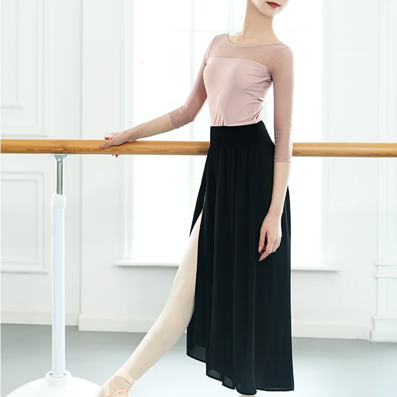 Women Pants Dance Pants Lyrical Harem Pants Adult Chiffon Street Dance Trousers Ballet Bottoms Dance Skirts Ballerina Dancewewar