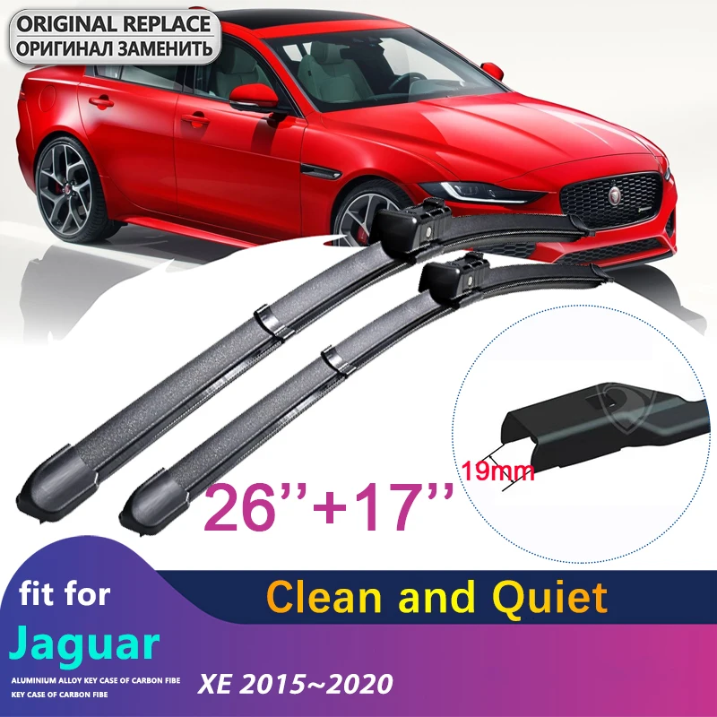 

Car Wiper Blade for Jaguar XE 2015~2020 2016 2017 2018 2019 Front Window Windshield Windscreen Wipers Car Accessories