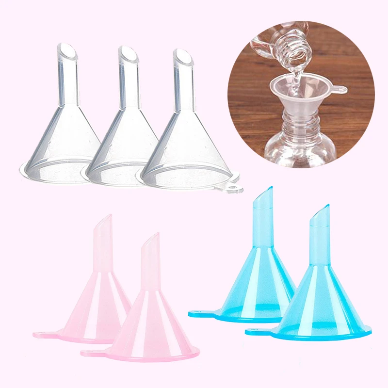 10Pcs Small Funnels New Small Plastic for Perfume Diffuser Bottle  Mini Oil Funnels Liquid Funnels Lab Specialty Tools Hopper