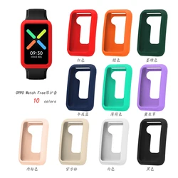 For oppo watch free Soft Protector Case Cover Edge Frame Shell Protect Bumper Silicone Case