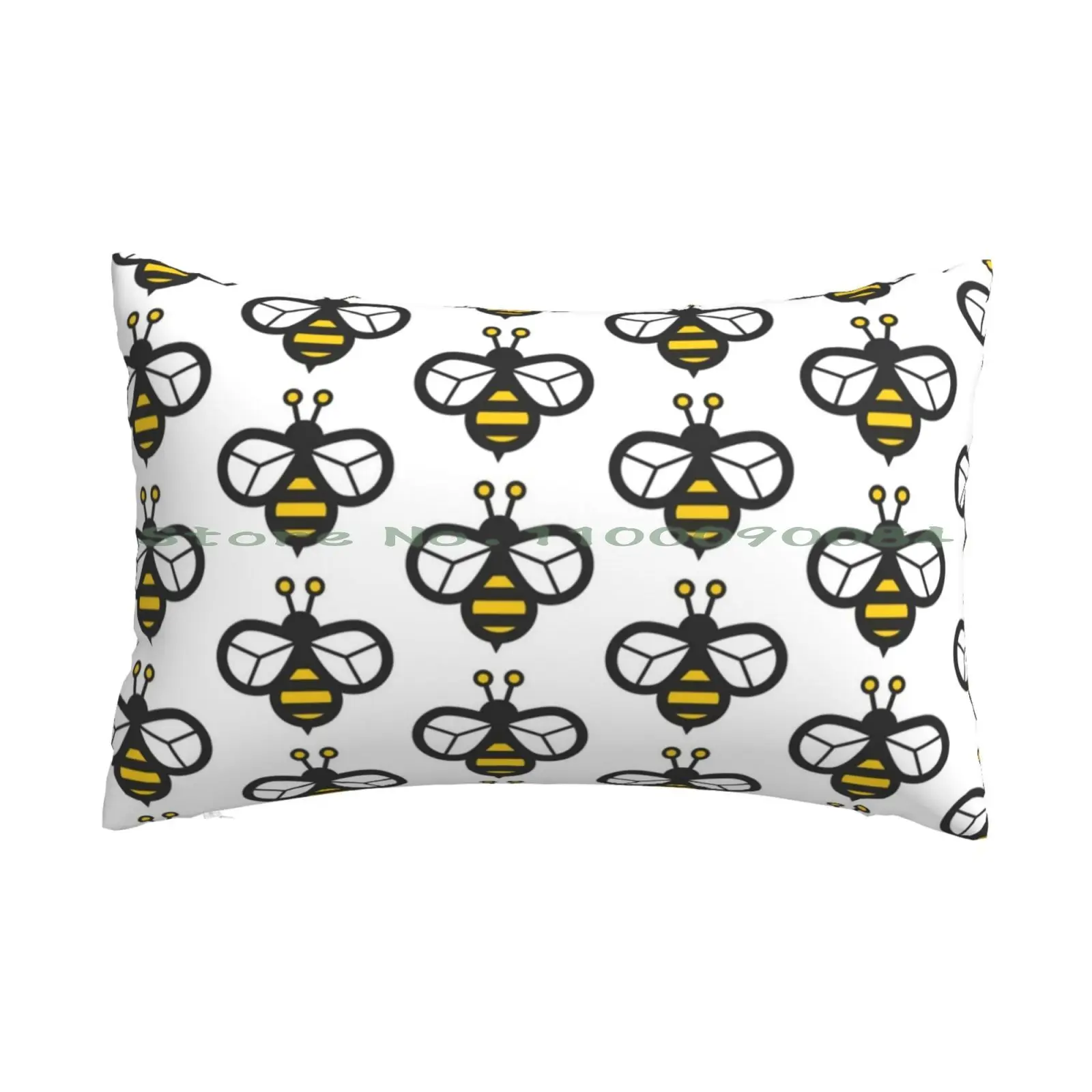 Cute Bumble Bee 3 Pillow Case 20x30 50*75 Sofa Bedroom Devil Child Anime Manga Fashion Mugiwara Hat Pirates Hat Crew Going