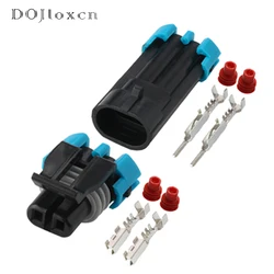 1/5/10/20/50/Sets 2 Pin Automotive Waterproof Connector Male Female Socket Plug For Temperature Sensor 12052641 12162000