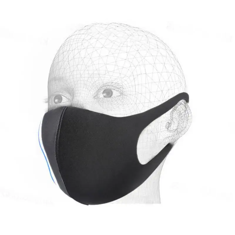 Cotton Face Mask Sport Reusable Washable Breathable Mouth Mask Dustproof Anti-fog Stylish Simple Cycling Running Facemask