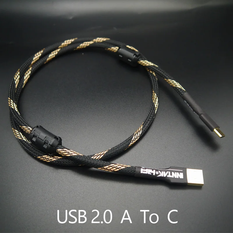 1PCS High Quality USB2.0 Type C To B OTG & Type A To C & Type C To C USB Cable For Audio DAC Heaphone Amplifier NO1067