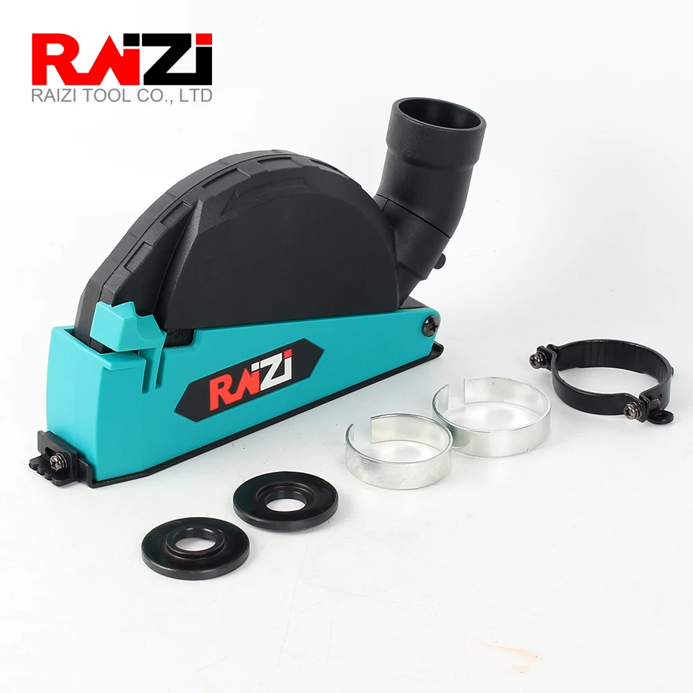 Raizi Cutting Dust Shroud For Angle Grinder 4.5/5 Inch Diamond Saw Blade Dust Collector Attachment Cover Tool