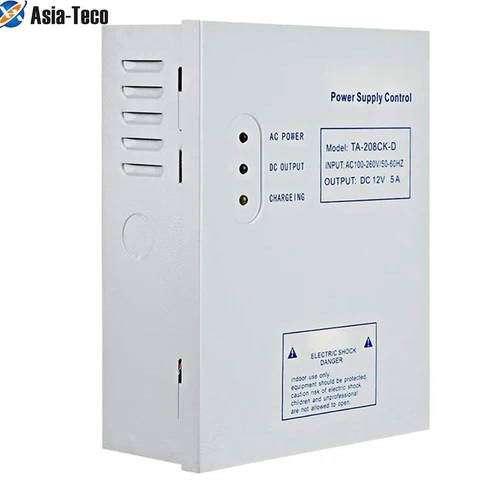 Imagen 2 del producto DC12V 5A 50W sistema de Control de acceso de puerta interruptor fuente de alimentación AC 110 ~ 240V fuente de alimentación de Control de acceso de puerta K80 TA208CK TA209CK