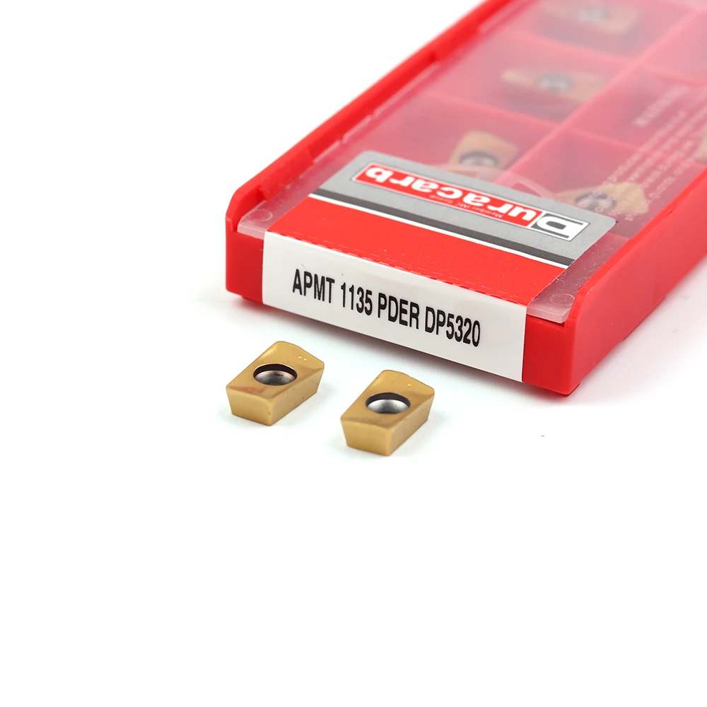 10pcs APMT1135 PDER DP5320 DP5420 100% Originale Fresatura Lama In Carburo di Tornitura Fresatura CNC Strumento Fresa Spedizione Gratuita