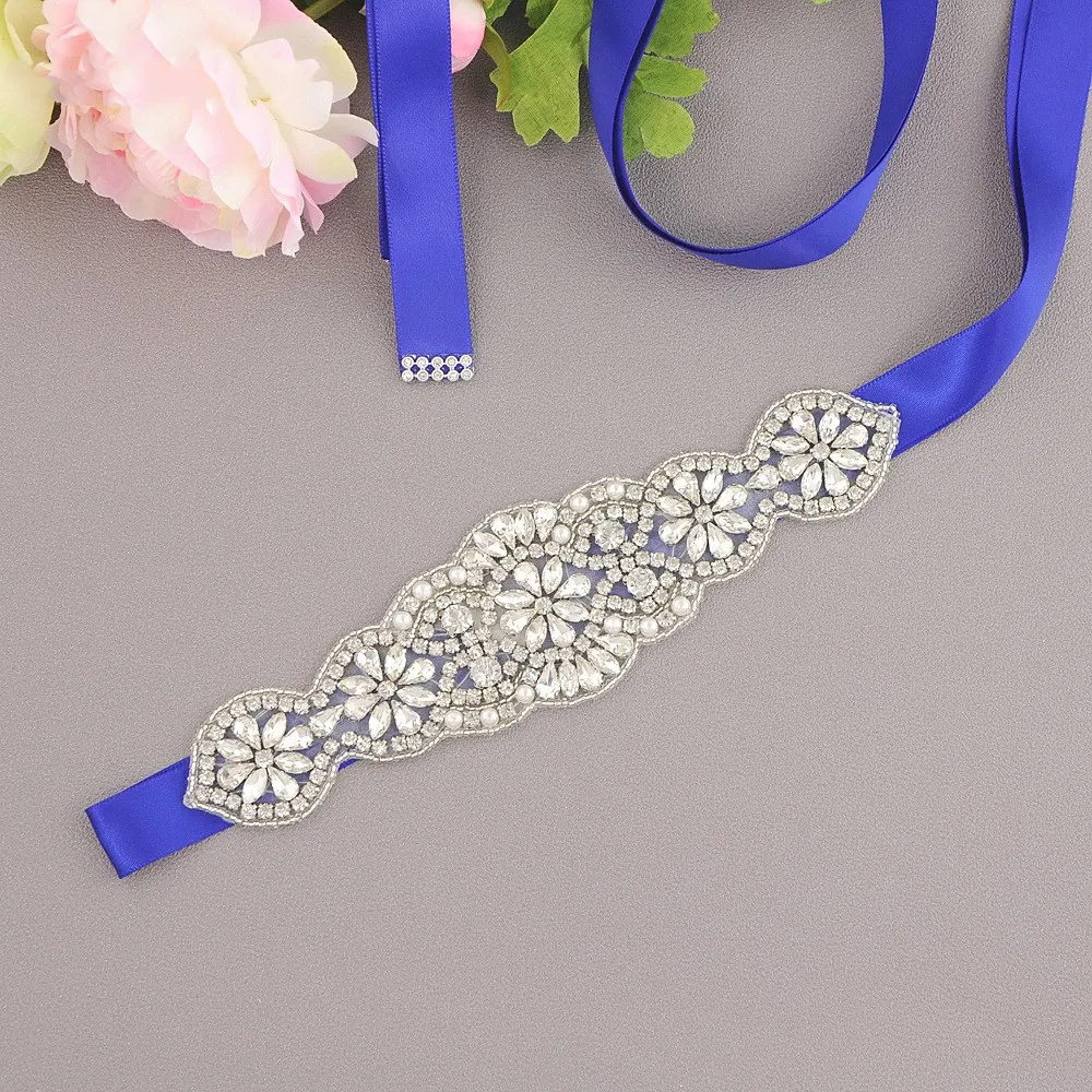 Elegante cinturón de diamantes de imitación para mujer, cinturón hecho a mano, cinturones de vestir de boda, accesorios de boda de cristal, fajas nupciales