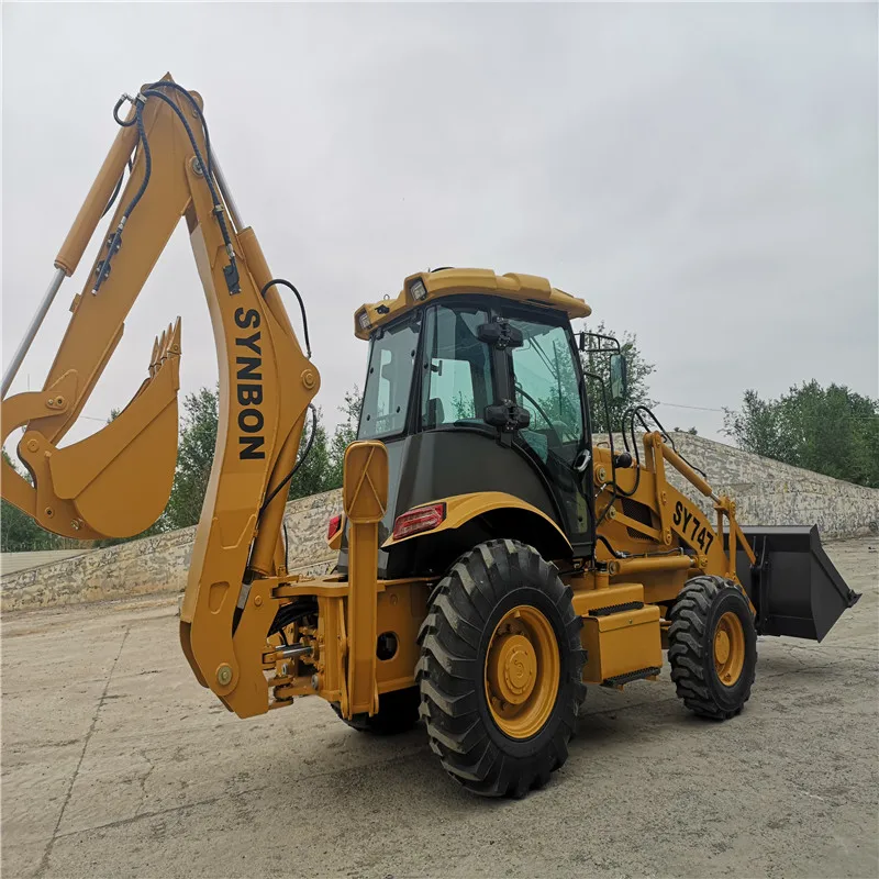 New Excavator Bucket Backhoe Loader Excavation Loading Machine SY747