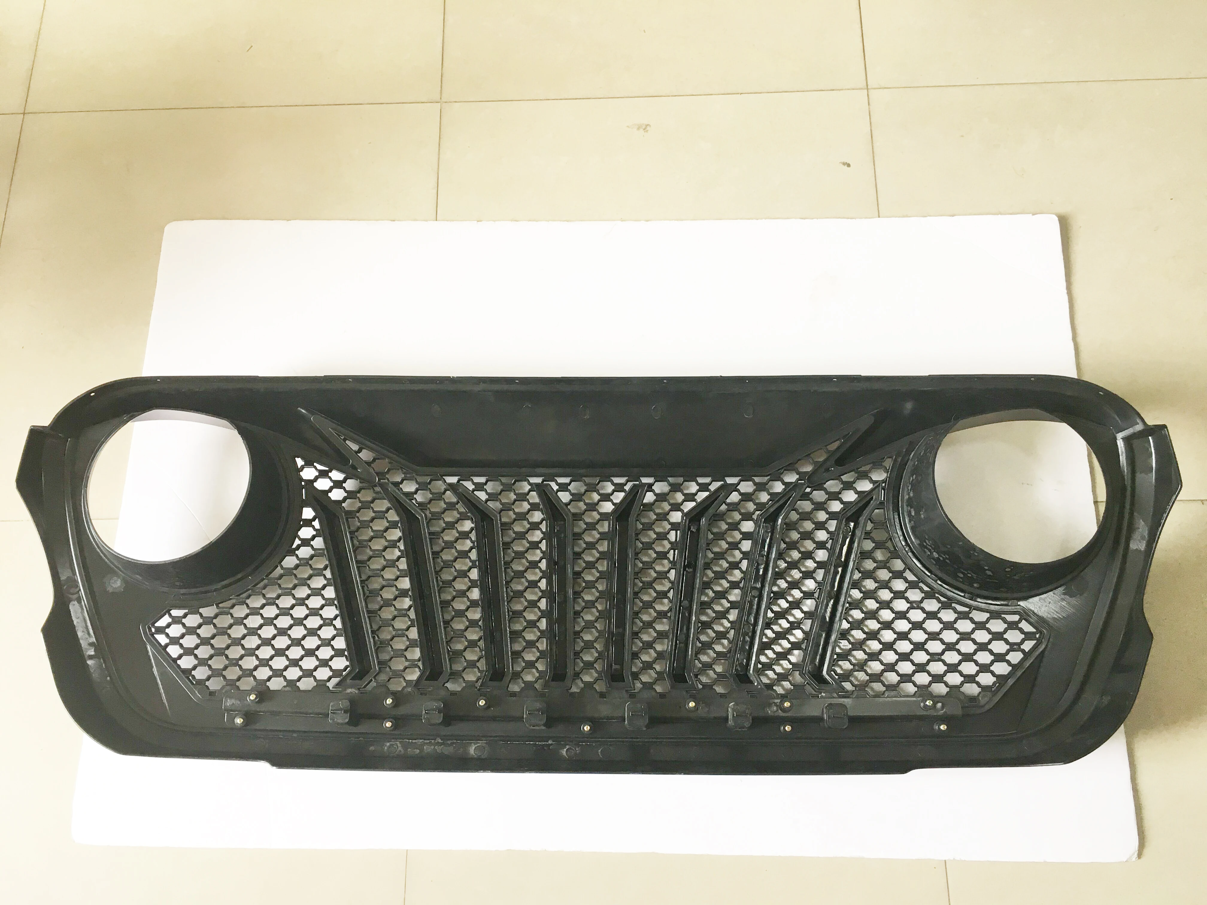 1 set black ABS Front Grille for Jeep Wrangler JL 2018+