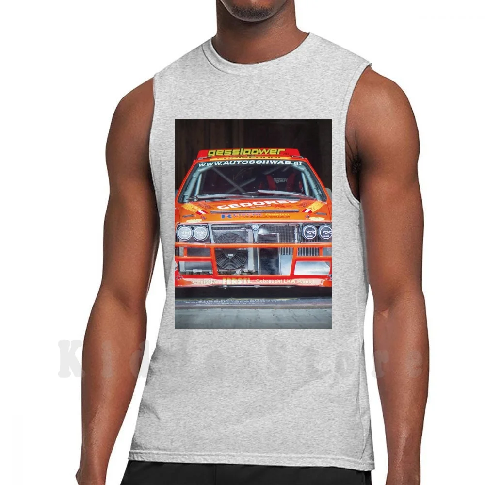 Lancia Delta Integral Hill Climb Tank Tops Vest Sleeveless Lancia Delta Rally Monster Icon World Four Wheel Power Light