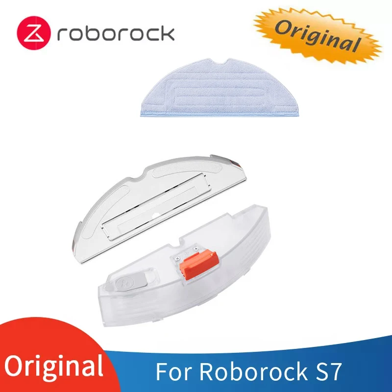 Original spare parts for Roborock S7 S70 sweeping robot, water tank, tray, mop cloth accessories