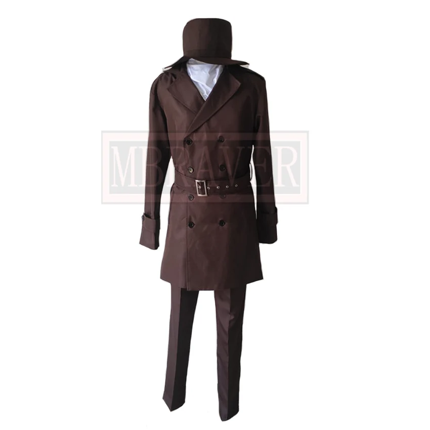 Superhero Walter Kovacs Rorschach Outfit  Cosplay Costume Halloween Party Uniform Custom Made Any Size - view 2