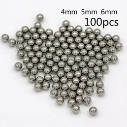 100PCS 4.0mm 5.0mm 6.0mm Durable Carbon Steel Balls for Hunting Slingshot Balls Hitting Ammo