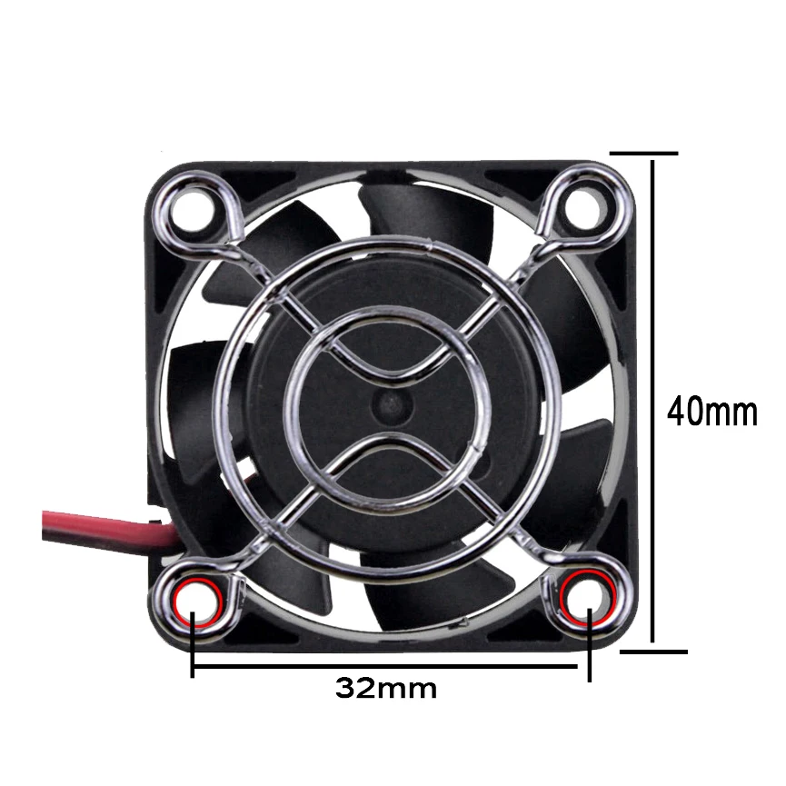 2Pieces LOT Fan Protection Net Grille 4CM 40mm Fan Iron Mesh Computer Case Fan Safety Net