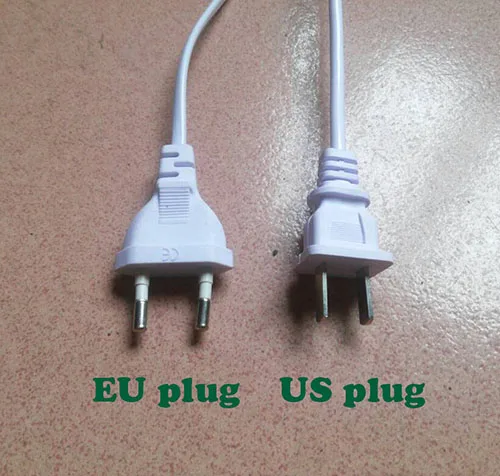 10pcs Switch on line Cable 1.8m On Off Power Cord For LED Lamp with Switch US EU Plug Light Switching White Black Wire Extension