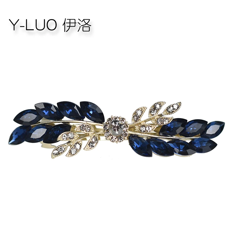 Women Headwear Flower Cute Hair Clip Fashion Crystal Hair barrettes Rhinestone Hair Accessories For Women