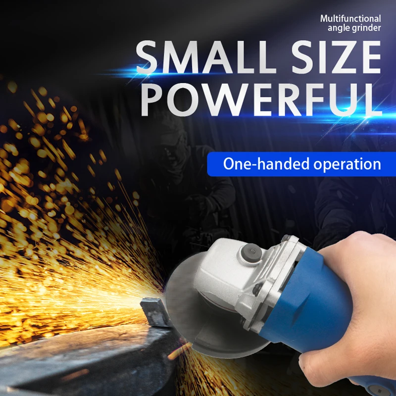 75mm 6 Speed Mini Electric Angle Grinder Variable Speed Grinding Machine Abrasive Tools Polishing Machine