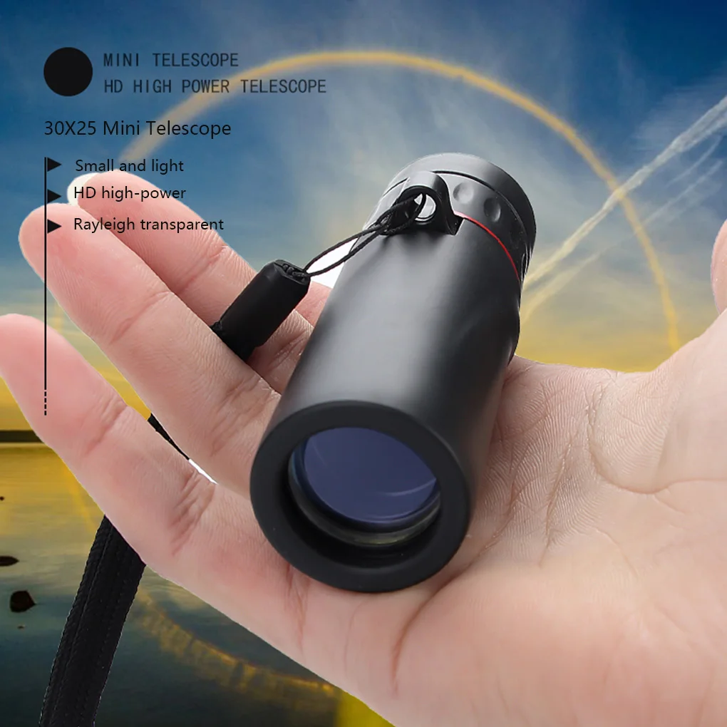 Mini Pocket Telescope Model Optics Scope Monocular Telescopes High View Powerful Range Watching Tool Camping Hiking