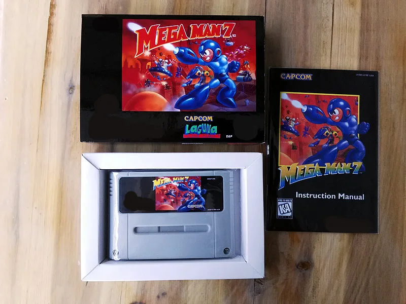 

16Bit Games ** Mega Man 7 ( PAL Version!! Box+Manual+Cartridge!! )