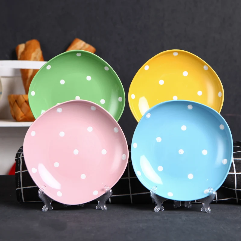 

Creative Cute Dish Dish Home Ceramic Dish Square Dish jiaozi Dish Rice Dish Microwave Oven plate set dinner plates set