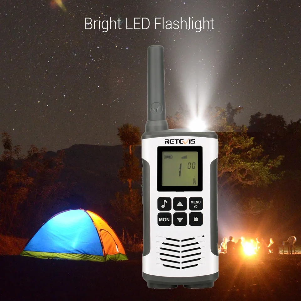 Retevis RT45P IP67 Wasserdichtes Walkie-Talkie 2 Stück Wiederaufladbares Zwei-Wege-Funkgerät PMR446 Lizenzfreies Typ-C für Camping und Wandern – Detail 24